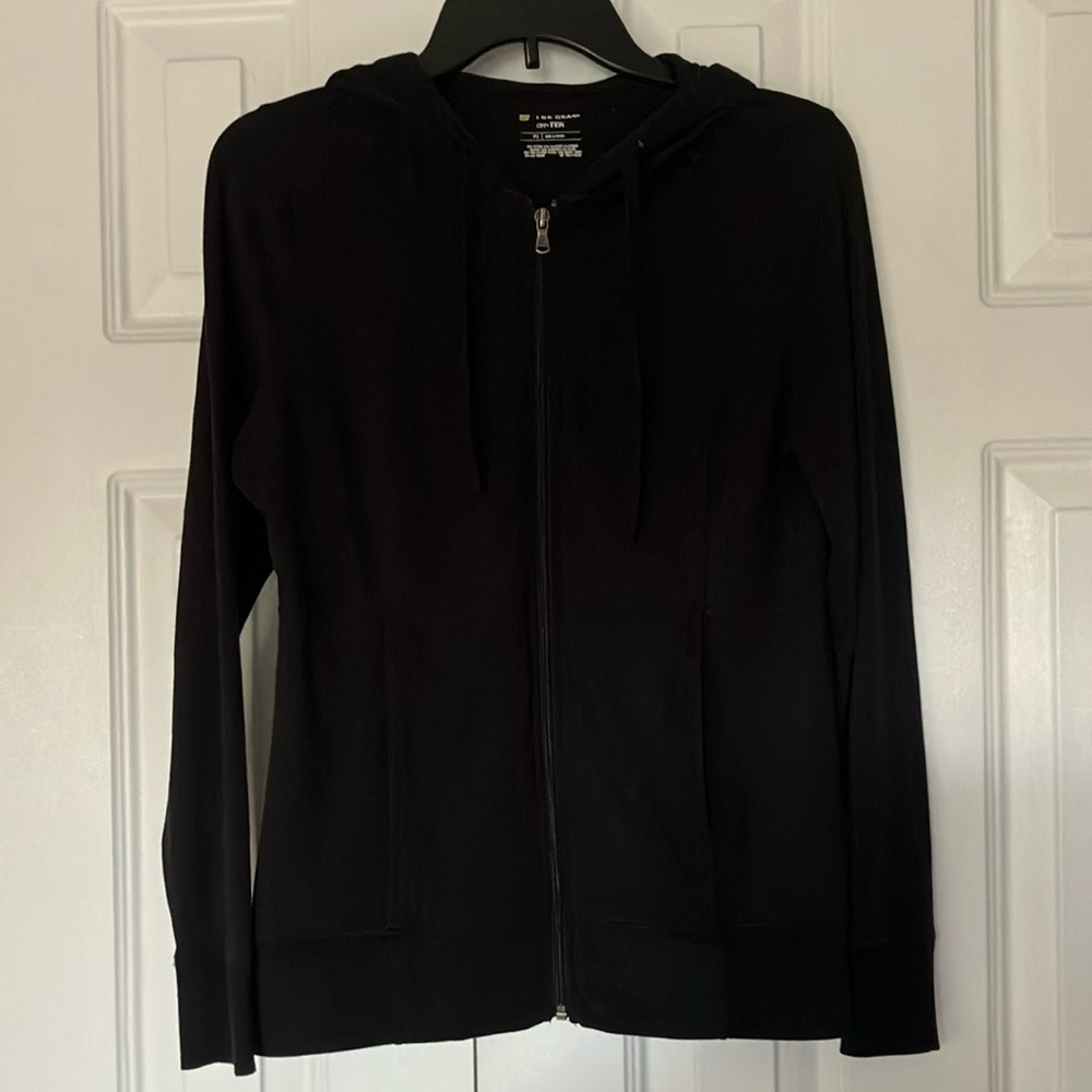 Tek Gear Black Casual Zip-Up Jacket